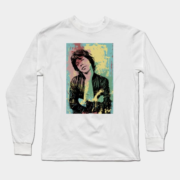 MJ Popart Icon Long Sleeve T-Shirt by francescosalerno